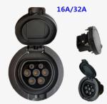 Receptacle Ev Charging Ev Charger Plug Socket Electrical Plug Industrial AC CE