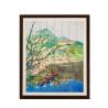 Buy cheap Home Decor Ribbon Painting 54 X 43.5cm Size With Wooden Frame Tear Resistant from wholesalers