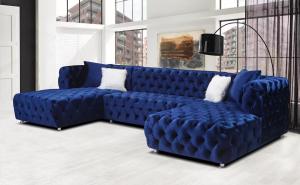 China Plywood Commercial Hotel Lobby Furniture Sectional Velvet Sofa Sets on sale