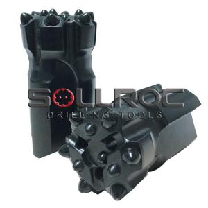 China T38 T45 T51 Carburized Steel Top Hammer Threaded Button Bits wholesale