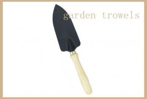China wood handle garden tools with small garden trowels  digging shovels wholesale