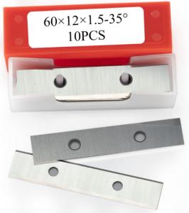 China Carbide Woodturning Tools Replacement Plane Blades 60x12x1.5-35° wholesale