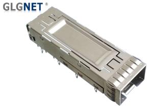 China One Piece Copper Alloy SFP+ Cage Connector 3.05 mm Press Fit Mount Type wholesale