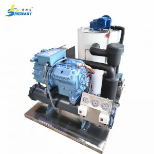 China Industrial Seawater Flake Ice Machine 3 Ton 380V on sale