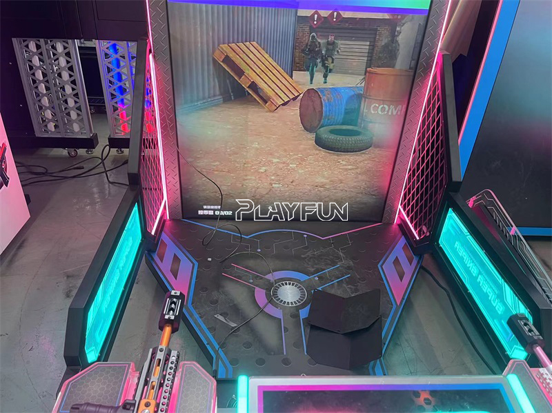 PlayFun Factory Direct Sale Coin Operated Game Machine Amusement Video Shooting Arcade Games Gun Skill Simulator Machine