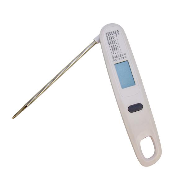 Foldable Instant Read Meat Thermometer Waterproof IPX7 Food Thermometer Digital LCD Backlight for Cooking
