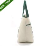 8oz Fashion Custom Print Logo Long Handle Canvas Bag Tote Bag,organic cotton
