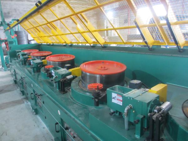 0.7mm Carbon Steel Wire Straight Wire Drawing Machine , High Efficient Wire