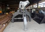 Hydraulic Excavator Rotating Grapple 2400mm 360 degree anti wave