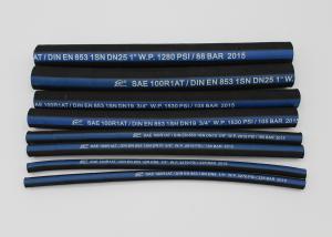 China SAE J517 100 R1AT High Pressure Hydraulic Hose , 3/8 Flexible Hydraulic Tube for Tractor Trolley wholesale