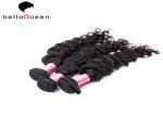 Deep Wave Natural Black 7A Grade Virgin Hair Weaving With No Shedding​