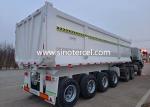 Transportation Tipper Semi Trailer SGS BV Hydraulic Tipper Trailer