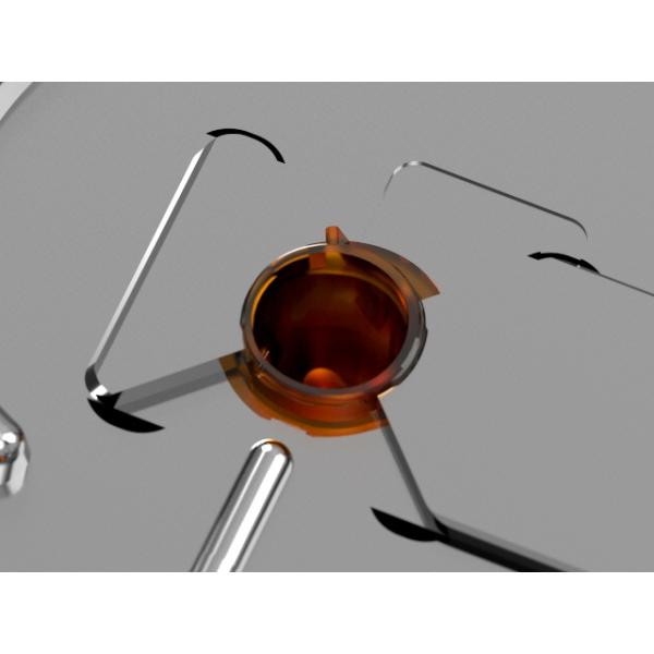 OEM / ODM : Precision Injection Molding & Transparent earphone charging box left bracket (1*4) No.24199