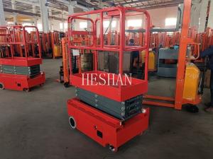 China 3M Upright Hydraulic Scissor Lift Full Auto 300kg Small Electric Scissor Lift wholesale