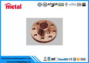 China Precision Copper Nickel Pipe Fittings Copper Pipe Flange High Destructive Turbulence wholesale