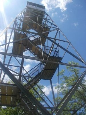 Prefabricated Mountain Forest Fire Lookout Galvanized Steel Tower Q235