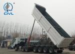 ISO CCC 3 Axles Equipment Tipper Semi Trailer Trucks Dumper Trailer 80T - 100T