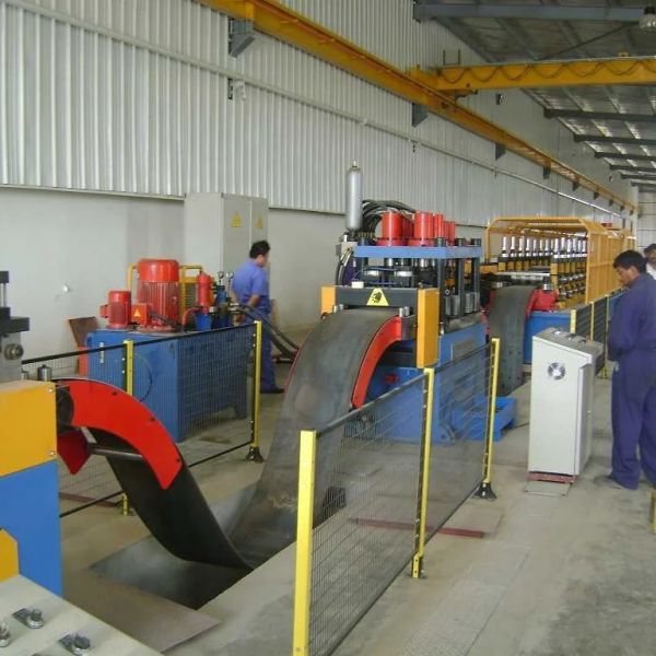 W Shape 2 And 3 Waves Highway Guardrail Steel Plate Roll Forming Machine Cold Rolling Mill