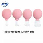 4 Pcs Medical Device Cuppings Set For Body Anti Cellulite Silicone Vacuum