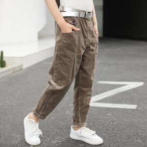 China 120cm 130cm Summer Thin Girls Cotton Pants BEIANJI Children