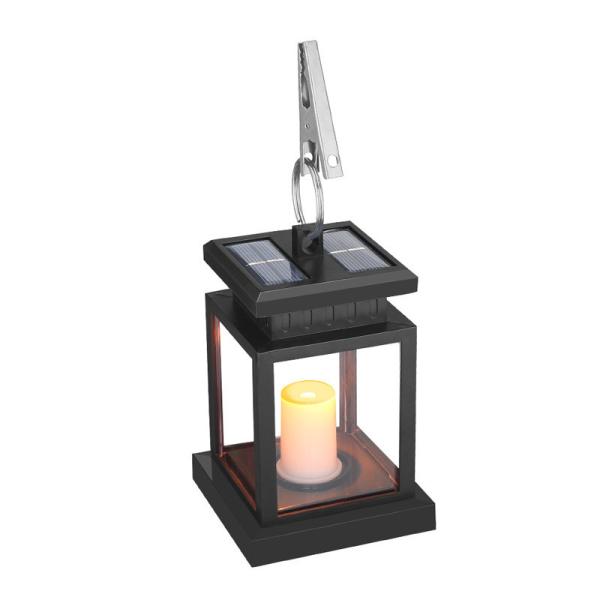 One Solar Landscape Light for Retro Atmosphere Outdoor Waterproof Candle Light
