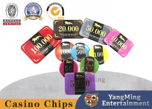China Three Layer Acrylic Anti Counterfeiting RFID Casino Chips wholesale
