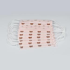 China Cute Printed 3 Layers Kids Disposable Face Mask wholesale
