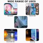 IP45 Waterproof Flexible LED Film Screen Custom Size 85% High Transparency for