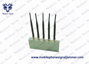 China 5 Antenna With Remote Control Mobile Phone Signal Jammer wholesale
