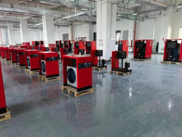 Air Cooling Refrigerated Air Dryers for Solution in Blue/Red/White Material