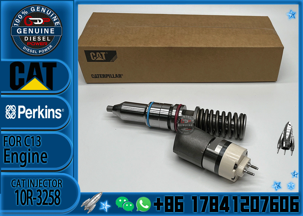 High Quality Diesel CAT Fuel Injector 250-1309 2501309 10R-3258 10R3258 For Cat C13 Excavator Parts Engine