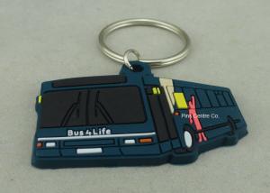China Custom Soft PVC Keychain , Promotional 2D Custom Rubber Keychains wholesale