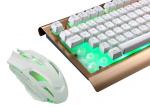 Easy Operation Pc Gaming Keyboard And Mouse Set Water Resistant Design
