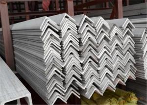 China DIN 304 / 304L Cold Drawn Stainless Steel Angle Bar , 3 x 3 Equal Angle Iron wholesale