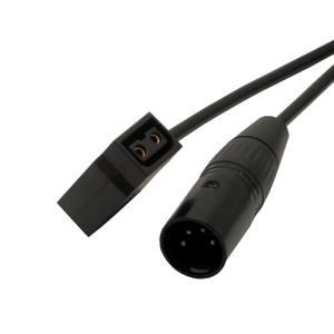 China D-tap female to 4pin xlr male cable for BMCC Anton Beaur battery wholesale