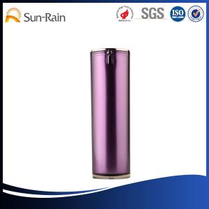 China Fashion purple Acrylic recyclable cosmetic packaging containers / bottles wholesale