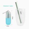 Buy cheap FDA Silicone Kitchen Product Collapsible Silicone Drinking Straw from wholesalers