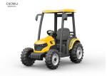 12V10AH Kids Ride On Tractor With Storage Trailer Steering Wheel