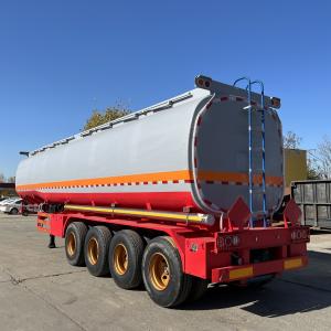 China Brand New 3/4 Axle Hot Oil Tank Trailer (Dimensions: 11800*2500*3700mm Can Be Customized According To Customer Needs) wholesale