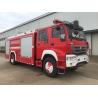 Buy cheap HOWO Double Cabin Forest Fire Truck 266HP With Water Foam 6000L Capacity from wholesalers