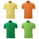 Summer Short Sleeved 65% Cotton Business Work Polo Shirts For Men And Women