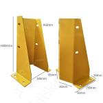 Corrosion Protection Steel Upright Protector for Warehouse Storage Rack Width 76