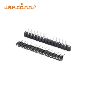 China Single Row 3AMP 2.54 Mm Connector Female Round Hole 15 Pin Female Header wholesale