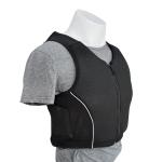 Professional Black S Equestrian Vest in EVA and Mesh Fabric for Safe Horse