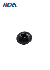 China C1022 ST3 Screw Pan Head Black Zinc Plated Bolts With Pad Cross Groove Milling Tail wholesale