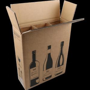 China Beer Packaging Custom Corrugated Boxes 40X40X0.5cm Environmental Friendly Material wholesale