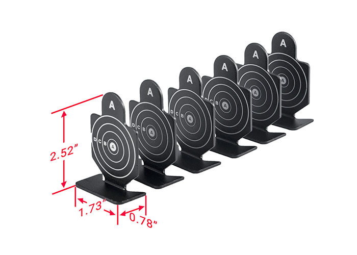 ANS Metal Black Shooting Target Set Hunting Accessories / Durable Archery Target
