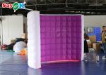 Wedding Photo Booth Hire Purple Inflatable LED Air Pump Photo Booth For