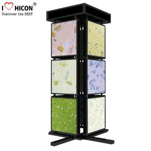 China Metal Mosaic Ceramic Tile Displays For Showrooms , 4 Sided Display Stand wholesale