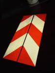 Exterior Warning Semi Trailer Trucks Reflective Vehicle Marking Tape On Dump